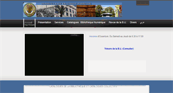 Desktop Screenshot of bu.univ-alger.dz